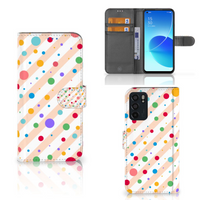 OPPO Reno6 5G Telefoon Hoesje Dots - thumbnail