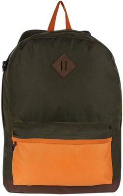 Regatta rugzak Stamford junior 20 liter polyester kaki/oranje Regatta rugzak Stamford junior 20 liter polyester kaki/oranje