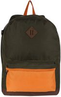 Regatta rugzak Stamford junior 20 liter polyester kaki/oranje - thumbnail