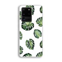 Tropische bladeren: Samsung Galaxy S20 Ultra Transparant Hoesje