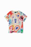 Veelkleurig T-shirt Mickey Mouse - WHITE - 7/8