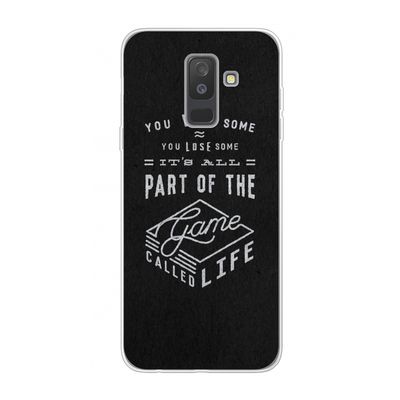 Life: Samsung Galaxy A6 Plus (2018) Transparant Hoesje