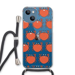 Krab: iPhone 13 Transparant Hoesje met koord