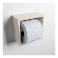 Mondiaz EASY Toiletrolhouder solid surface in- en opbouw 16x16 cm kleur Linen