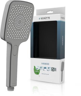 Schutte HAWAII Handdouche | Mat grafiet | Hoekig - 60222