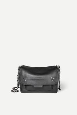 Jerome Dreyfuss crossbody Lulu S 44LULUSVE calfskin noir silver