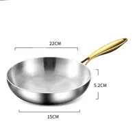ChefSteel - Professionele RVS Koekenpan voor Gas & Inductie ChefSteel - Professionele RVS Koekenpan voor Gas & Inductie