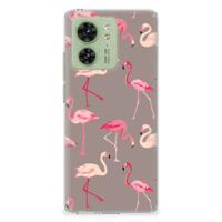 Motorola Edge 40 | TPU Hoesje | Flamingo
