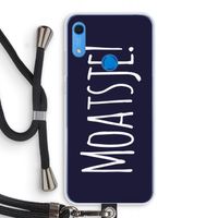 Moatsje!: Huawei Y6s Transparant Hoesje met koord
