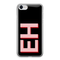 Monogram: iPhone 8 Transparant Hoesje