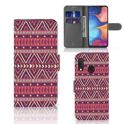 Samsung Galaxy A20e | Telefoon Hoesje | Aztec Paars