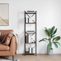 Boekenkast Gerookt eiken 40 x 30 x 153 cm Bewerkt hout