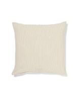HEMA Kussenhoes 50x50cm katoen strepen bruin (bruin)