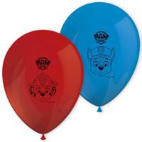Paw Patrol Ready For Action Ballonnen 8 Stuks Rood/Blauw Paw Patrol Ready For Action Ballonnen 8 Stuks Rood/Blauw