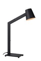 Lucide MIZUKO Bureaulamp-Zwart-1xE14-40W-Metaal - thumbnail