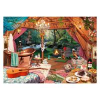 Ravensburger Legpuzzel gezellig kamperen, 500st.