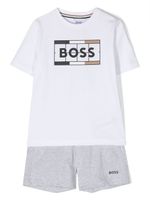 BOSS Kidswear ensemble à logo imprimé - Blanc