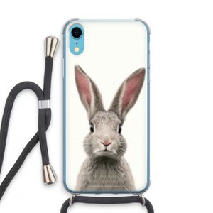 Daisy: iPhone XR Transparant Hoesje met koord