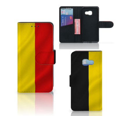 Samsung Galaxy A3 2017 Bookstyle Case Belgische Vlag Samsung Galaxy A3 2017 Bookstyle Case Belgische Vlag