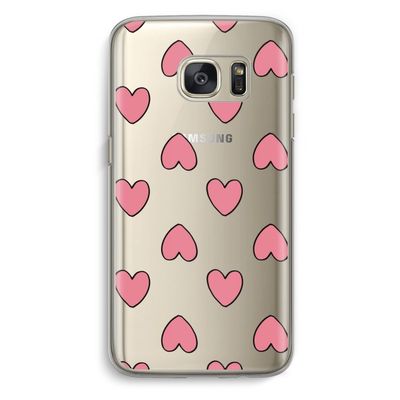 Ondersteboven verliefd: Samsung Galaxy S7 Transparant Hoesje