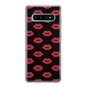 Lips: Samsung Galaxy S10 Plus Transparant Hoesje