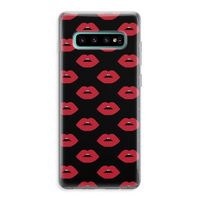 Lips: Samsung Galaxy S10 Plus Transparant Hoesje