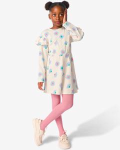 HEMA Kinderjurk Met Ruffle Gebroken Wit (gebroken wit)