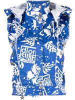 Christian Dior Pre-Owned gilet Surf Chick à capuche (années 1990-2000) - Bleu - thumbnail