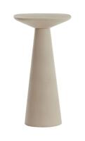 Light & Living Bijzettafel 'Abala' 28cm, kleur Mat Crème