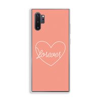 Forever heart: Samsung Galaxy Note 10 Plus Transparant Hoesje