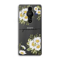 Daisies: Sony Xperia Pro-I Transparant Hoesje