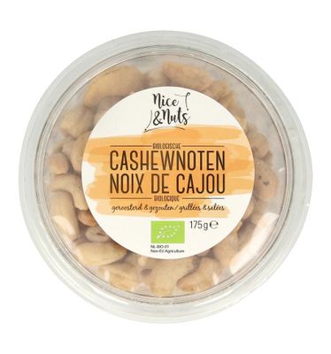 Cashewnoten met zeezout geroosterd bio