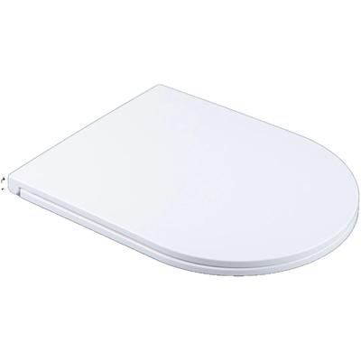 Saniclass Universo closetzitting - softclose - quickrelease - duroplast - 46x36cm - slim - mat wit E13/A15 UF seat Glossy_Matt White