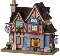 Lemax hazel&apos;s hideaway verlicht kersthuisje Caddington Village 2025