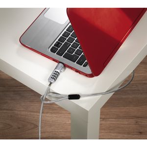 Hama Notebook beveiliging USB met cijferslot Desktop accessoire Zilver