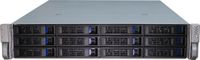 Inter-Tech IPC 2U-2412 Rack Zwart, Zilver - thumbnail