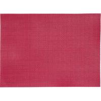 Placemats - rood - 1x stuks - geweven - 45 x 30 cm - onderleggers - tafeldecoratie