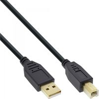InLine 4043718125074 USB-kabel 10 m USB 2.0 USB A USB B Zwart