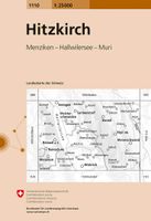 Wandelkaart - Topografische kaart 1110 Hitzkirch | Swisstopo - thumbnail