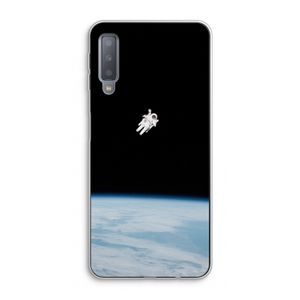 Alone in Space: Samsung Galaxy A7 (2018) Transparant Hoesje