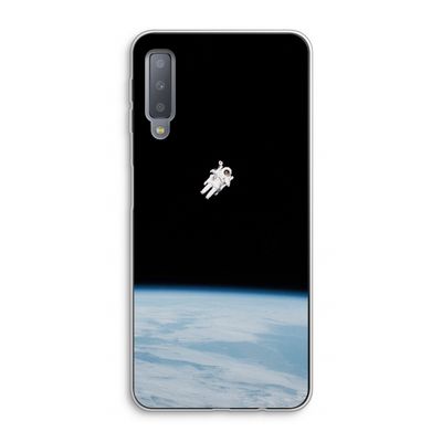 Alone in Space: Samsung Galaxy A7 (2018) Transparant Hoesje