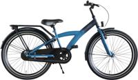 Kinderfiets Kyoso X-Rider 24 inch met remnaaf - donkerblauw/aqua