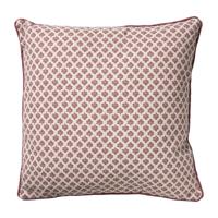 Kussen bloem met rand - roze - 45x45 cm Kussen bloem met rand - roze - 45x45 cm