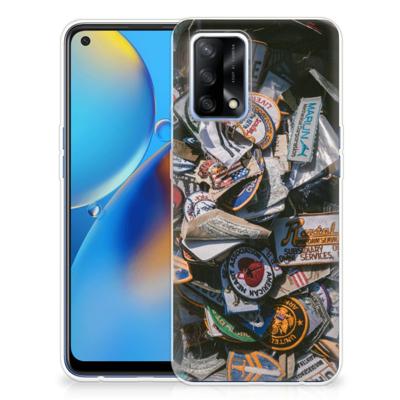 OPPO A74 4G | Siliconen hoesje | met foto Badges