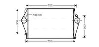 Intercooler, inlaatluchtkoeler VOA4137