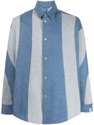 CROQUIS chemise en jean à détail de surpiqûres - Bleu