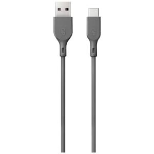 GP USB-laadkabel USB 2.0 USB-A stekker, USB-C stekker 1.00 m Grijs GPCBCC1NGYUSB191