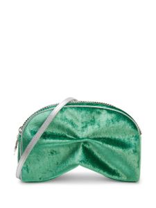 Giuseppe Zanotti sac à bandoulière Agacia en velours - Vert