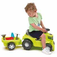 Driewieler Ecoiffier Aanhanger Tractor - thumbnail