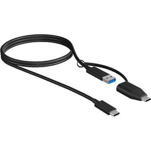 IB-CB034 USB-C > USB-A en USB-C Kabel